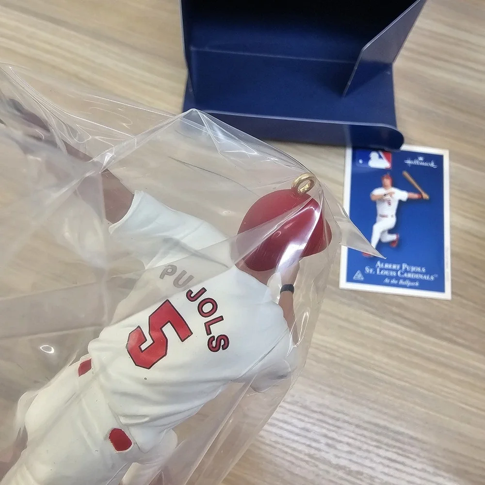 St Louis Cardinals Hallmark Ornament Albert Pujols 5 MLB Baseball Keepsake NEW